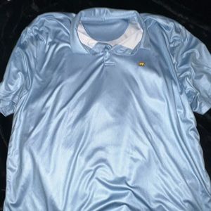 Men's Jack Nicholson blue golf polo, barely worn, size 2XL
